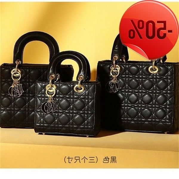 

designer bags enamel hardware buckle three letter buckle diana new small fragrance portable fashion lingge chain bag factory direct sale pur