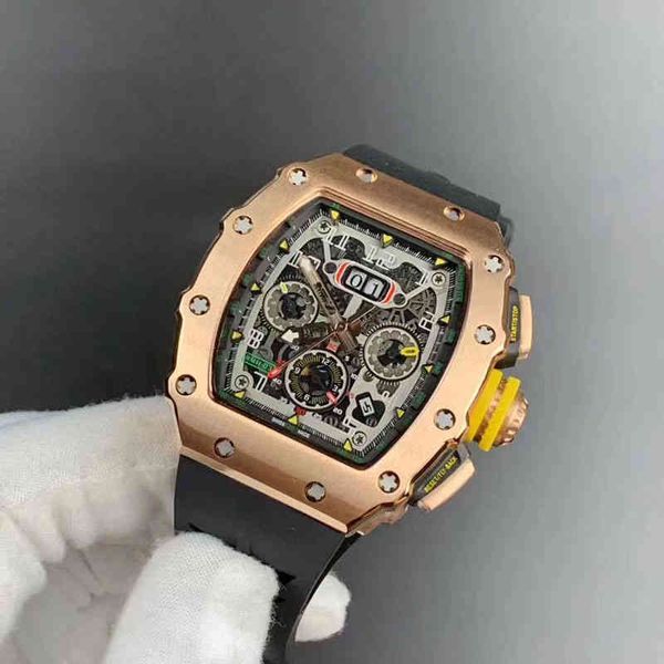 

wine barrel leisure business richa milles watches 11 03 automatic mechanical fine steel personalized mens watch, Slivery;brown