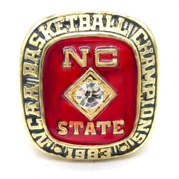 

1983 north carolina state wolfpack championship ring- 875312z, Silver
