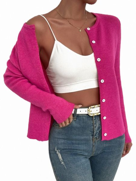 

women's sweaters button up ribbed knit cardigan v7of#, White;black