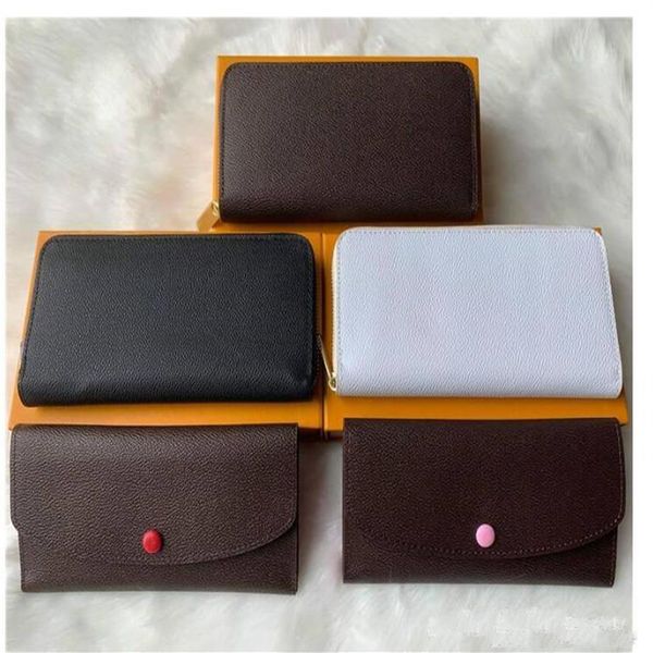 

9 colors fashion single zipper pocke men women leather wallet lady ladies long purse with orange box card 60136 lb81253o, Red;black