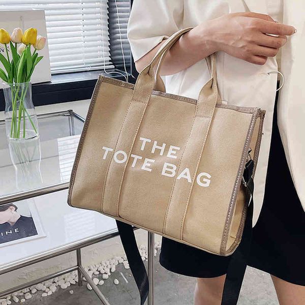 

totes marc tote bag designer bags women canvas handheld letter single shoulder diagonal shopping bag 5o2w