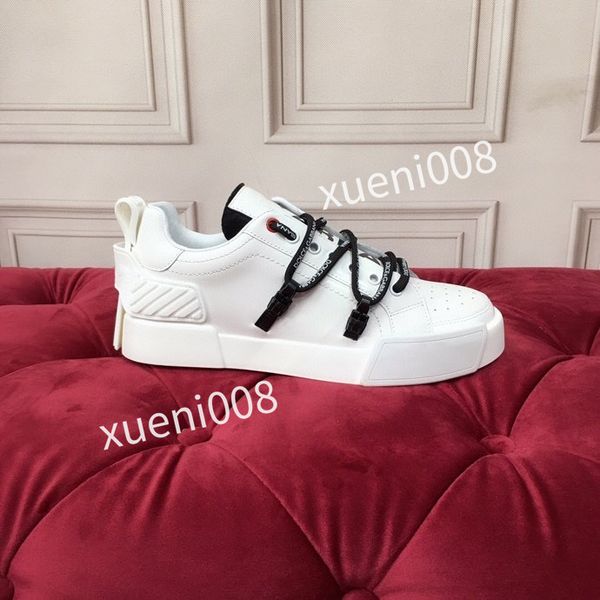 

2022 trainer casual shoes flat mens designers sneaker 34-41 fashion platform womens vintage flowers white black leather hc210405, Red;white