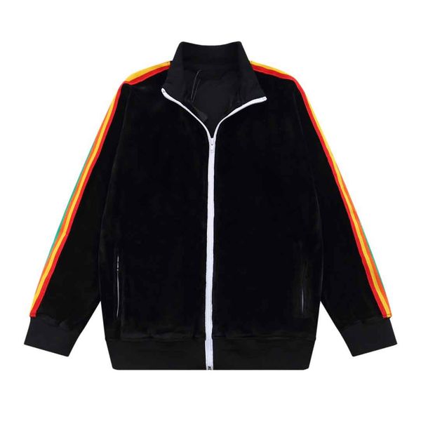 

men's plus size outerwear & coats sizehoodies hoodies suit hooded casual fashion color stripe printing asian size wild breathable long, Black;brown