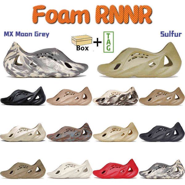 

mx sandals rnnr est moon foam grey cream clay summer beach slippers vermillion black stone sage onyx men women indoor shoes slides