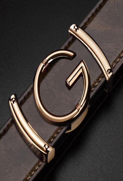 

fashion belt genuine leather designer belts men fashion vintage male women strap for jeans cow skin, Black;brown