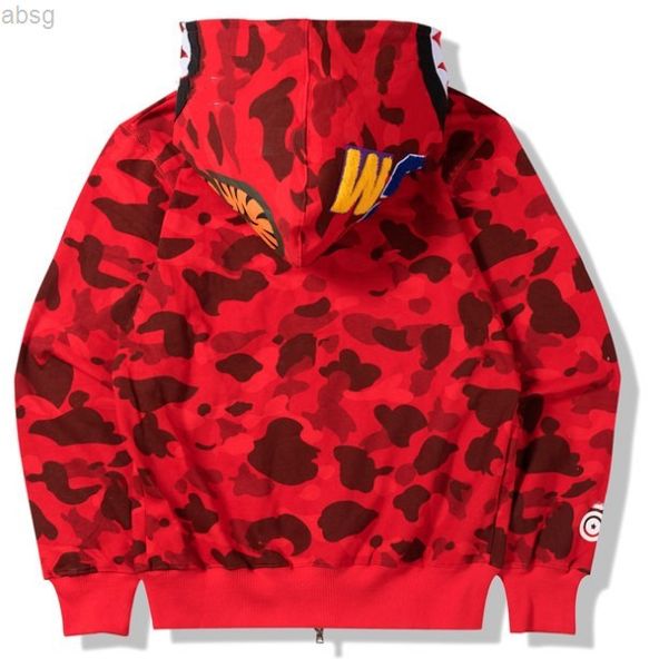 

hoodie mens women love sportwear coat tracksuit zipper fleece sweatshirt wgm embroidery shark black hip hop men mouth camouflage