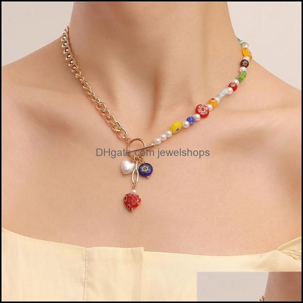 

chokers choker 2022 retro women jewelry chunky statement necklace gold chains beads luxury female bohemian party accessories drop del dhk1c, Golden;silver