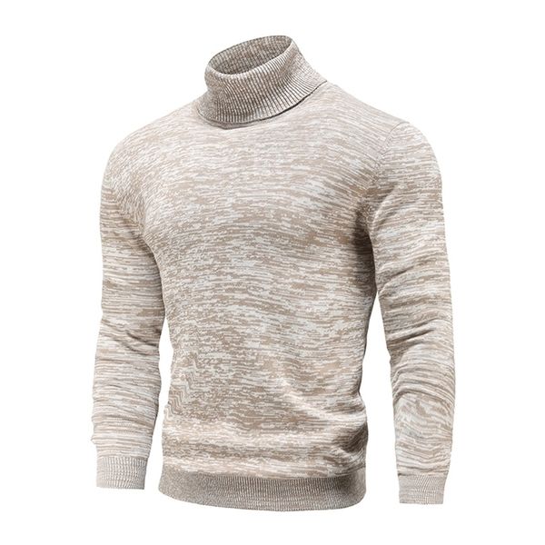 

mens sweaters winter mens turtleneck sweaters cotton slim knitted pullovers men solid color casual sweaters male autumn knitwear 220908, White;black