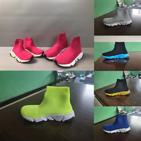 

kids boot cotton fashion boots solid high - low boys and girls sports stretch fabric canvas runners running shoes 24-35275e, Black;grey