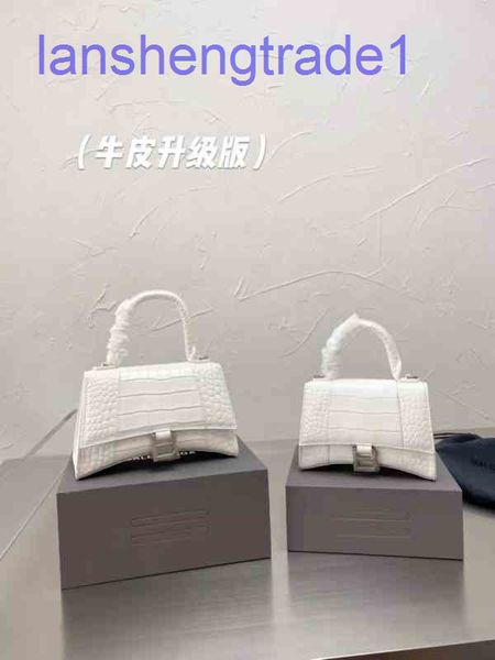 

evening s b paris designer handbags b-shaped 2022 home leather crocodile hourglass net red same portable single messenger shoulder crossbody
