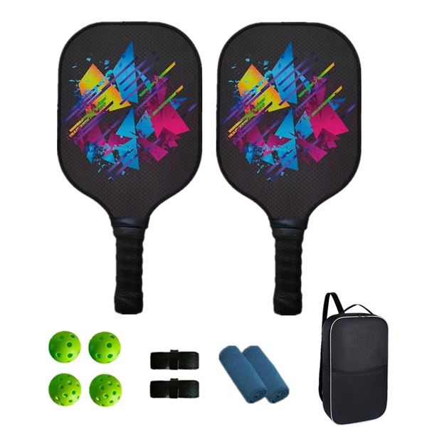 

pickleball tennis racket usapa standard graphite carbon fiber pickleball paddle set squash racquet for man/woman