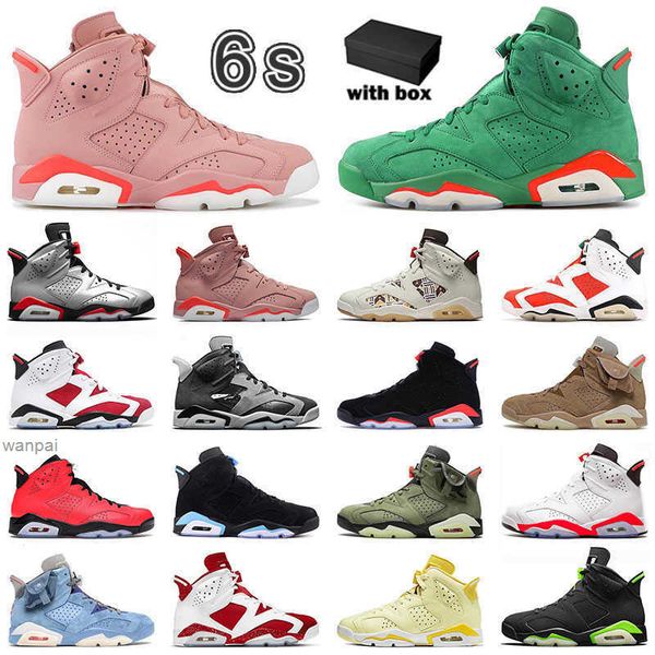 

high original mens womens 6 6s basketball shoes 2022 vintage jumpman outdoor warking hiking sports sneakers jumpman6s tvs x british khaki