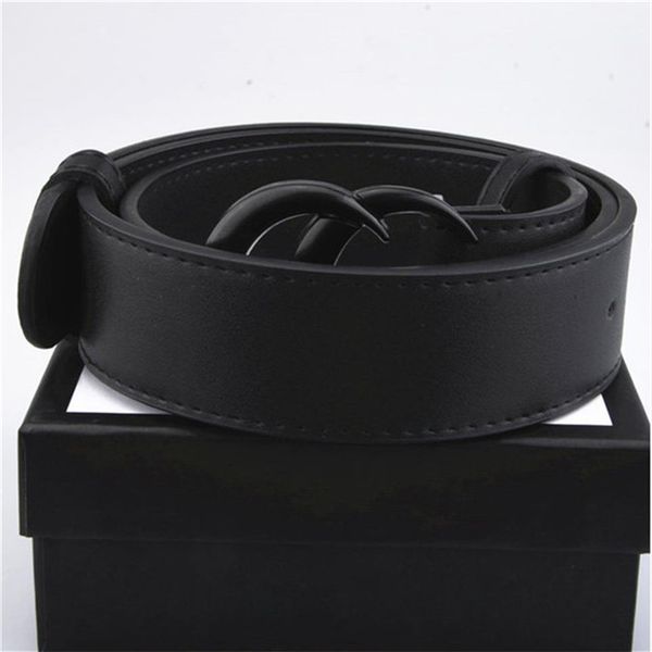 

2021fashion woman man leather belt men's women's lady bridal belts g big gold buckles party jeans with box303l, Black;brown