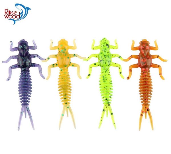 

50pcslot soft larva fishing lure 60mm 14g dragonfly larva worm freshwater f