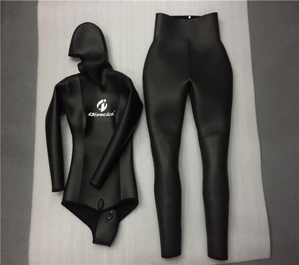 

high end professional diving wetsuit men039s solid black jacket and pants d
