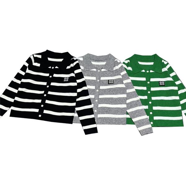 

letter knits cardigan designers womens sweaters long sleeve pullover autumn winter knitted coat sweater clothes, White;black