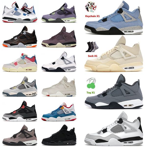 

jumpman 4 4s iv 2022 arrival basketball shoes university pink jorden sail cool gey military black shimmer men women tennis trainers sneakers