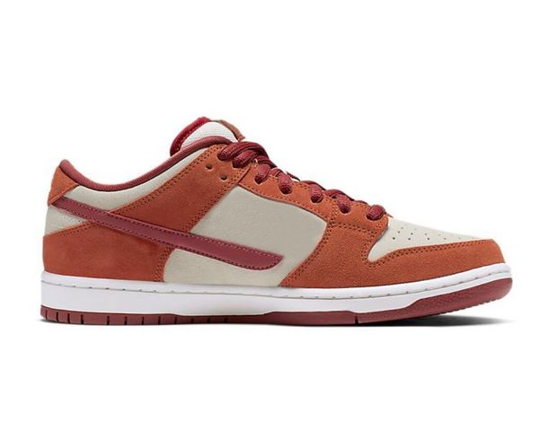 

low pro sb dark russet basketball shoes shoe mens womens sneakers bq6817 202, Black