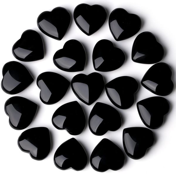 

stone heart healing crystal set thicken black obsidian polished stones palm hearts love natural gemstones bk wholesale reik bdegarden amibt
