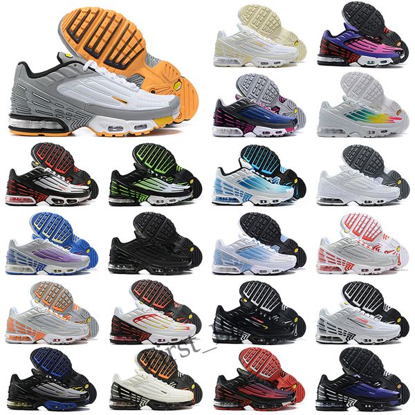 

mens outdoor shoes sports tn plus 3.0 breathable sneakers trainer black volt crimson red triple white size 40-45