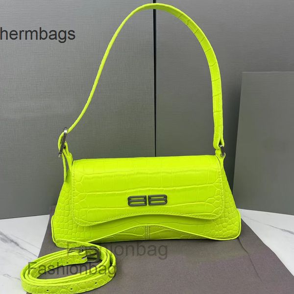

brand balencaigass bag shoulder bags italy b-shaped handbags messenger women hourglass 2022 xxbag buckle designer single crocodile d pattern