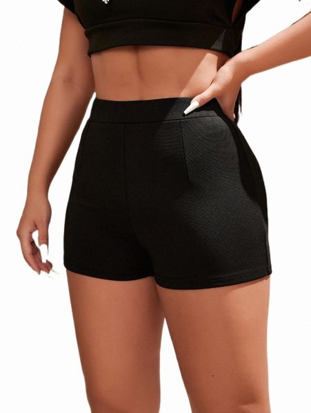 

women's shorts solid high waist shorts 2022 new w6yi#, White;black