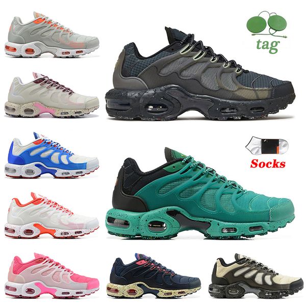 

tn terrascape plus women mens running shoes black barely volt dark green beige white red navy blue pink sail sea mint green tns terrascapes