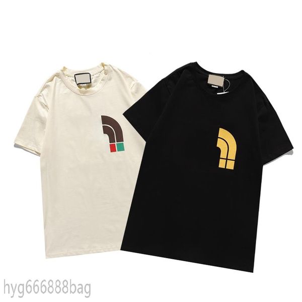 

2021ss fashion brand designer t shirt hip hop white mens clothing casual tees for men with letters printed tshirt size s-3xl hyg243n, White;black