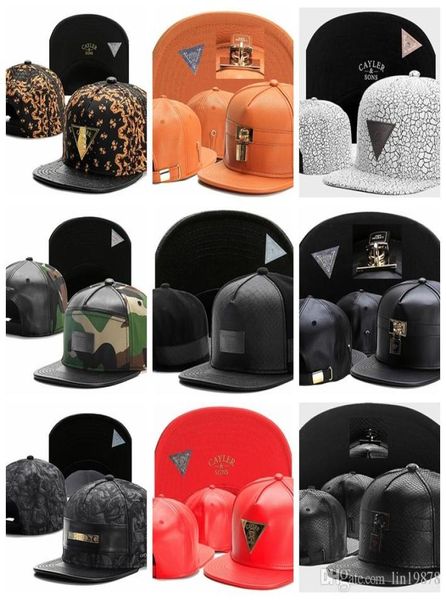 

whole brand cayler sons baseball caps lattice leather camo metal lock casq, Blue;gray