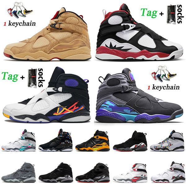 

2022 new arrival jumpman 8 8s basketball shoes size eur 36-47 women mens rui hachimura samurai taxi paprika three peat aqua black cement sne