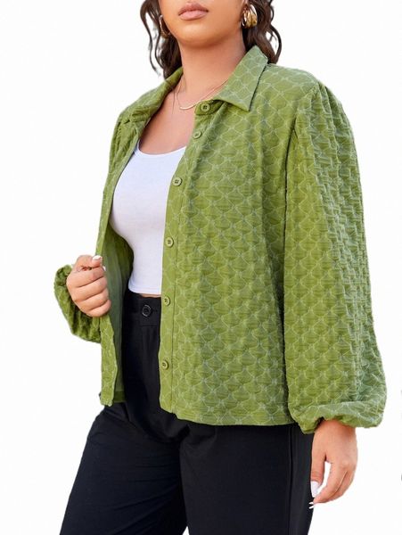 

plus size outerwear & coats plus bishop sleeve jacket 10jl#, Black