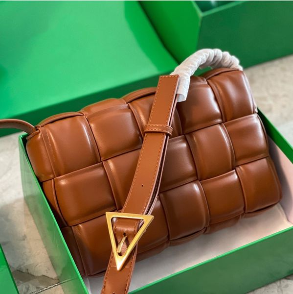 

evening bags padded cassette shoulder bag organic handbag designer women's fashion genuine leather handbags shoulders strap luxury mini