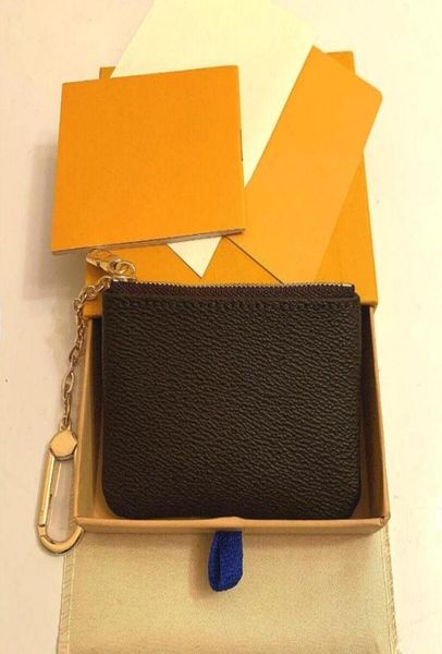 

fashion 5 colors key pouch coin purse damier leather holds clas, Red;black