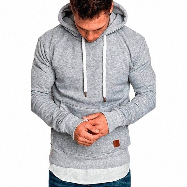 

men's hoodies & sweatshirts leisure men's hoodies hooded drawstring hoody sweatshirts fleece fashion pullover casual streetwear so, Black