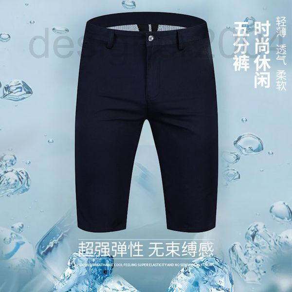 

men's pants designer fashion casual shorts business pants sports versatile elastic capris summer thin 2022 5roa, Black