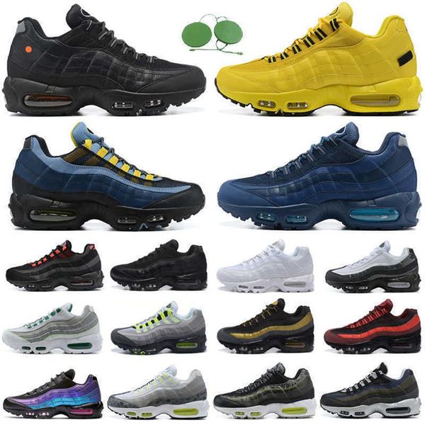 

95s mens sneakers running shoes 95 triple black white women outdoor sports trainers279w