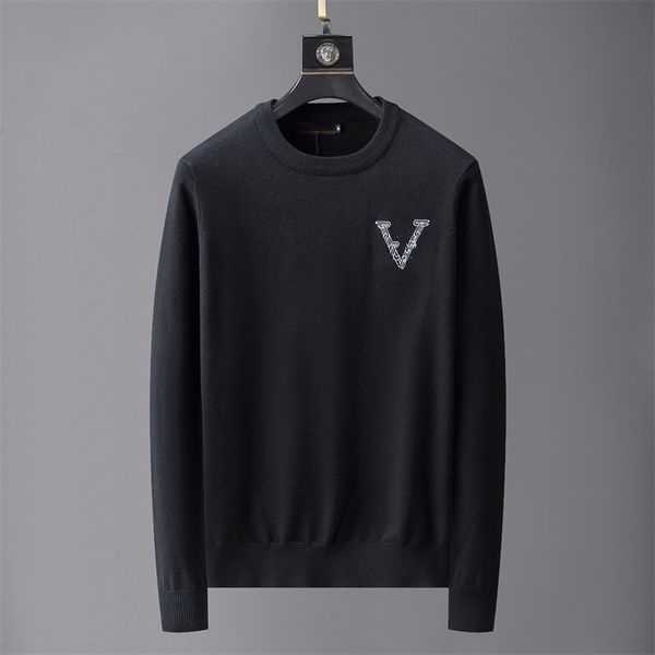 

embroidered mens badge designer sweaters chest men's hoodies womens sweaters sweatshirts couple models size -3xl new clothes w2to, White;black