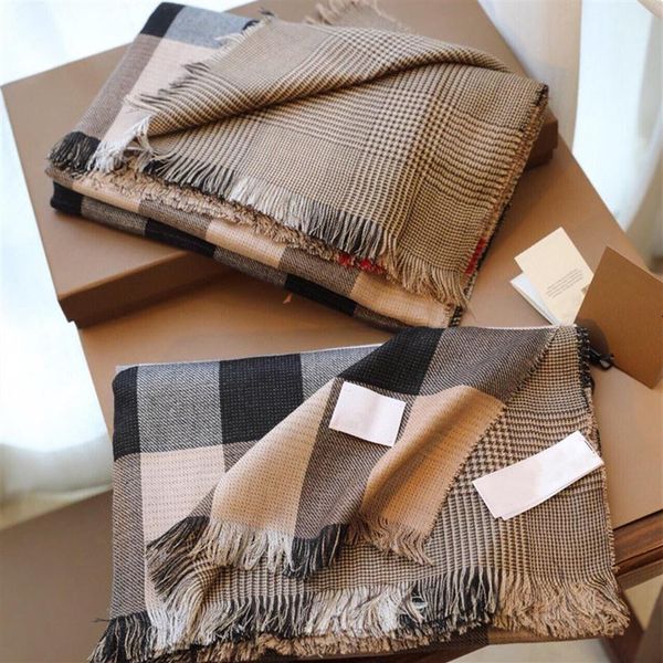 

fashion designer scarf for men and women 180-65cm cashmere letter jacquard scarves whole of big brand style215u, Blue;gray