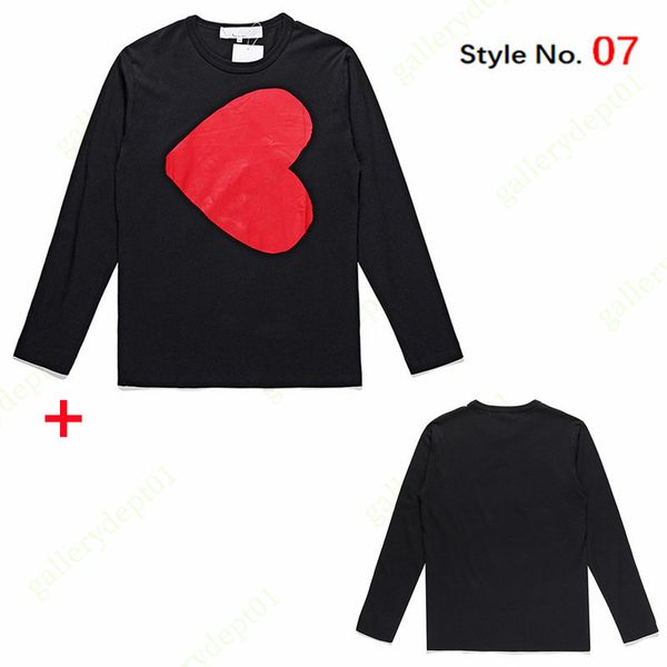

2022 mens sweatshirts designer sweaters lower half heart camouflage heart women splash ink big red heart hoody oversized long sleeve, Black