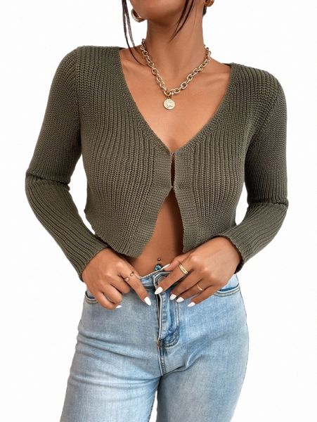 

women's sweaters hook and eye crop cardigan 2022 new f7ps#, White;black