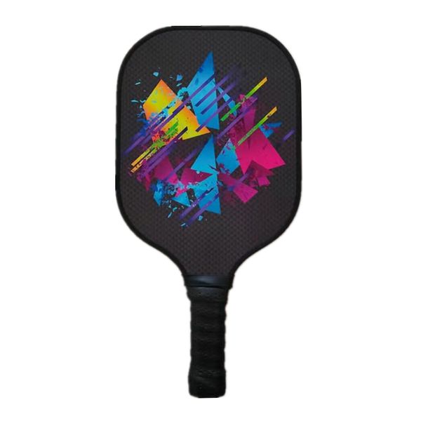 

usapa standard carbon fiber pickleball paddle racket graphite surface pp honeycomb core with 1 neoprene cover case