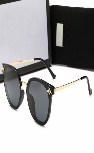 

wholefashion mens designer polarized sunglasses womens luxury bee sun glass, White;black