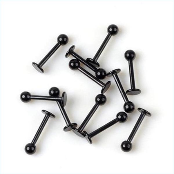 

nose rings studs 10pcs ball titanium stainless steel labret lip stud chin eyebrow nose ring bar tragus piercing body jew bdejewelry dhwuq, Silver