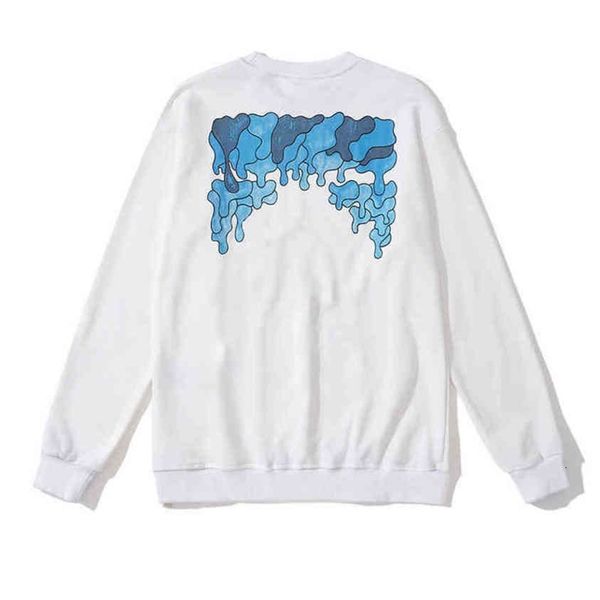 

classic brand mens sweatshirts offs luxury designers back print arrows hoodies loose hips hops autumn winter men women sweatshirt, Black