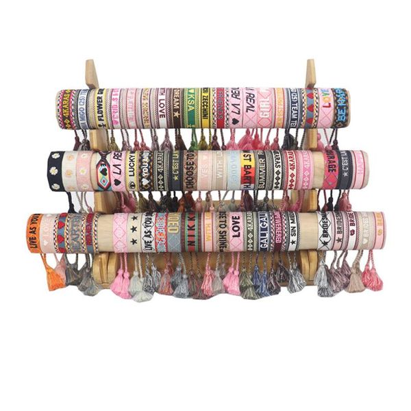 

10pcs 150 colors vintage friendship bracelets women men handmade rope tassel wristband adjustable fabric braided bracelet jewelry3523, Golden;silver