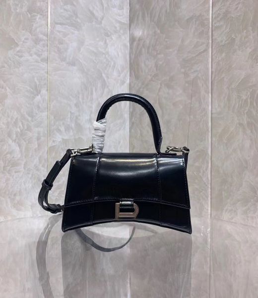 

shoulder bags hourglass bag handbags designer ladies shiny crocodile embossed chain crossbody bag fashion leather half moon appearance 2022