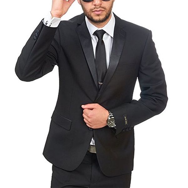 

men's suits blazers black wedding groomtuxedo formal style slim fit men suts two piece business set jacket with pants male fashion 2209, White;black