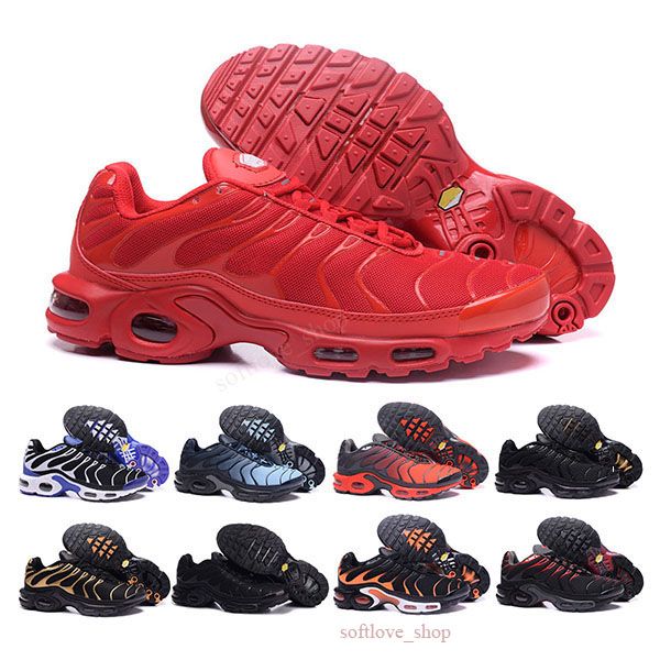 

running shoes runner sneakers man trainers tennis shoes quality sports black white red tn mens breathable