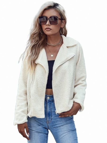 

women's jackets eilly bazar solid zipper teddy jacket d2kp#, Black;brown